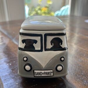 “NEW” Sand + Paws VW Bus Candle gray